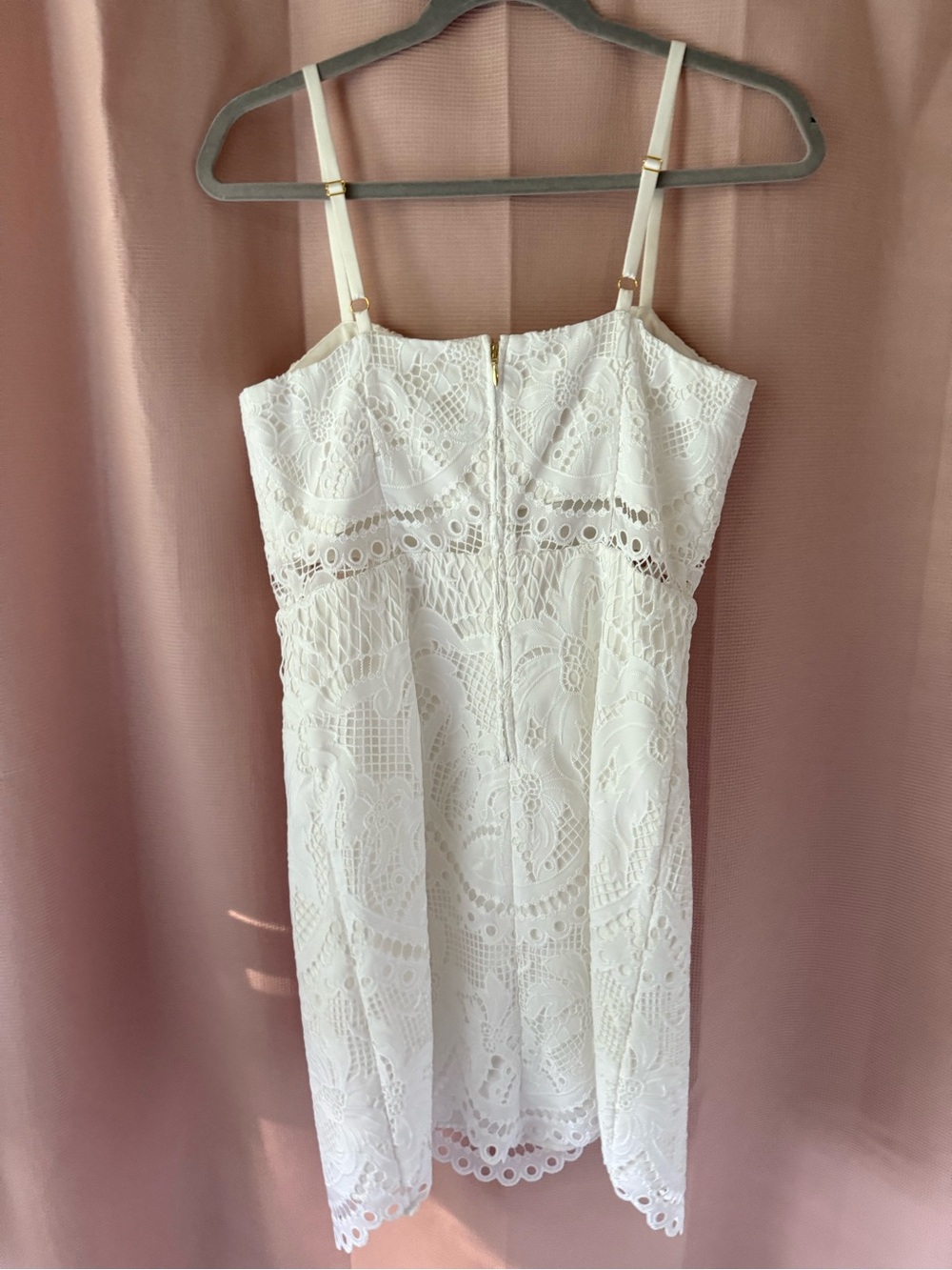 Lilly Pulitzer Emerald Green Lace Spaghetti-Strap Mini Dress - Picture 10 of 10